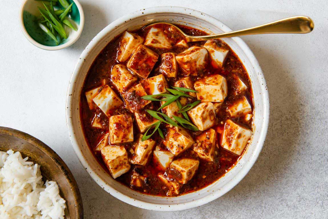 Cook food recipes with tofu